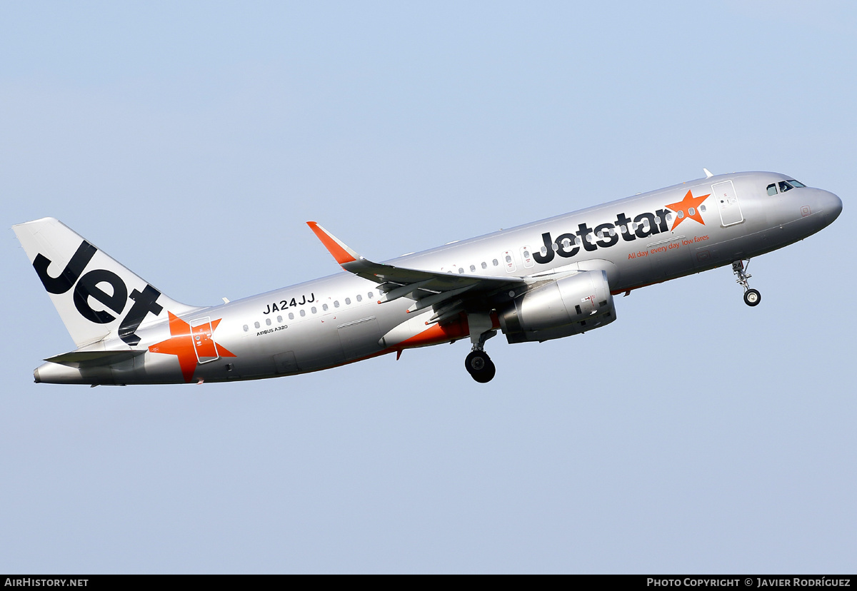 Aircraft Photo of JA24JJ | Airbus A320-232 | Jetstar Airways | AirHistory.net #575924