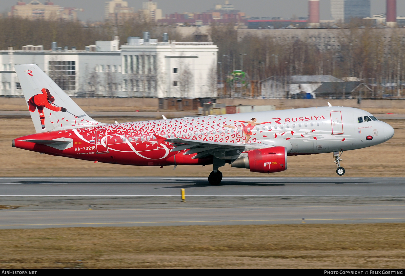 Aircraft Photo of RA-73216 | Airbus A319-111 | Rossiya - Russian Airlines | AirHistory.net #575976