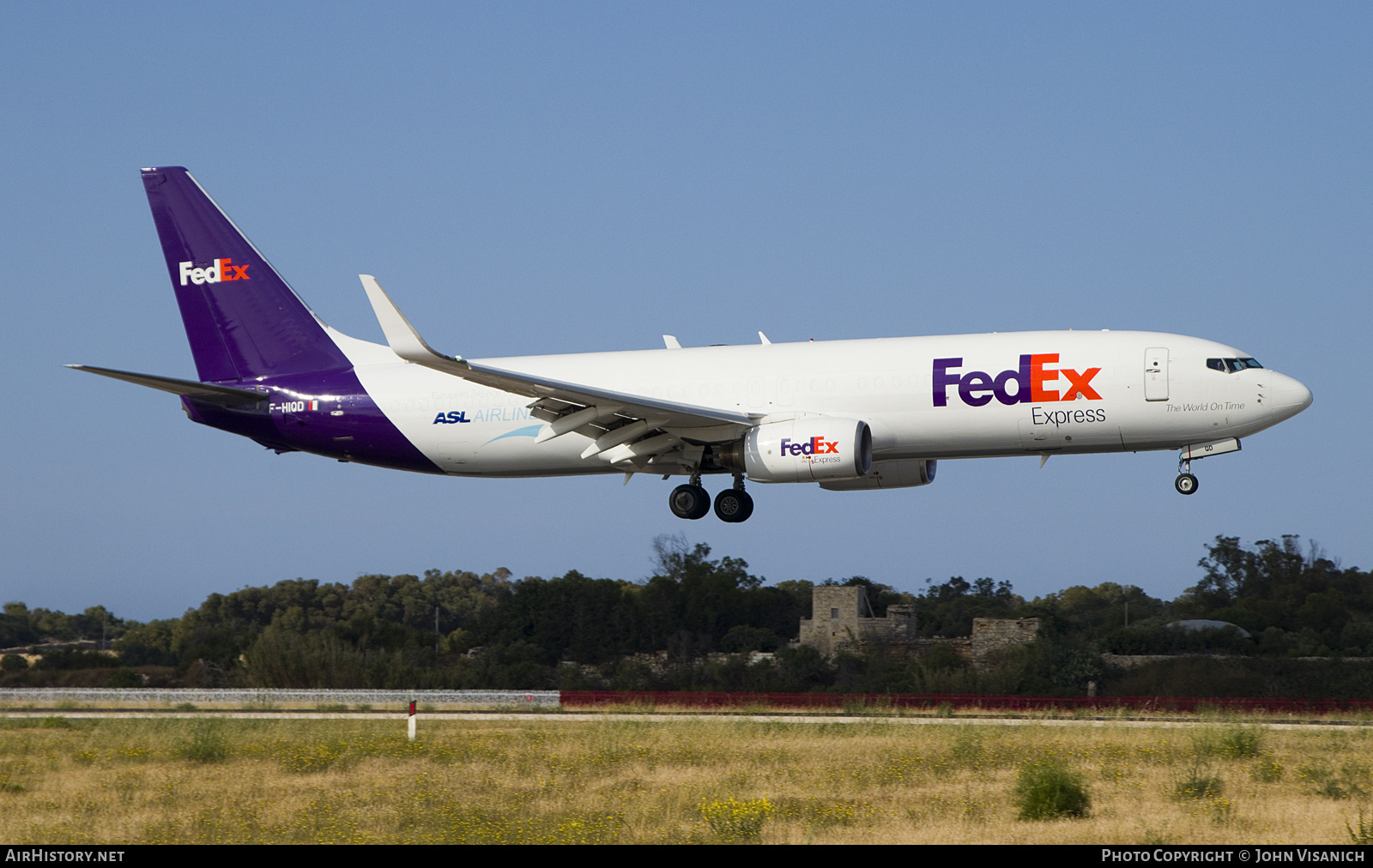 Aircraft Photo of F-HIQD | Boeing 737-8AS(BCF) | FedEx Express - Federal Express | AirHistory.net #576004