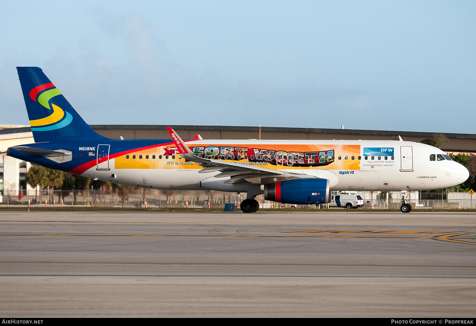 Aircraft Photo of N618NK | Airbus A320-232 | Spirit Airlines | AirHistory.net #576029
