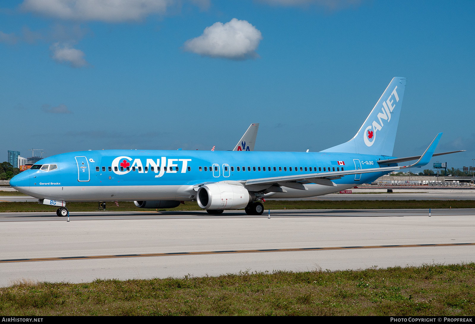 Aircraft Photo of C-GLBG | Boeing 737-8K5 | CanJet Airlines | AirHistory.net #576036