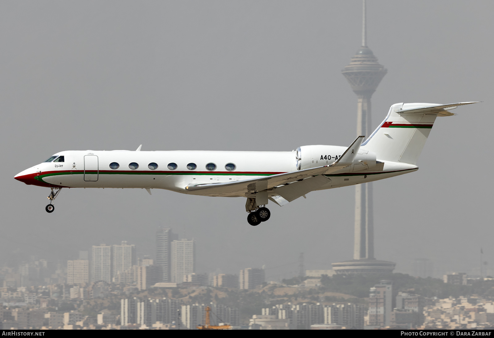 Aircraft Photo of A4O-AD | Gulfstream Aerospace G-V-SP Gulfstream G550 | Oman Royal Flight | AirHistory.net #576050