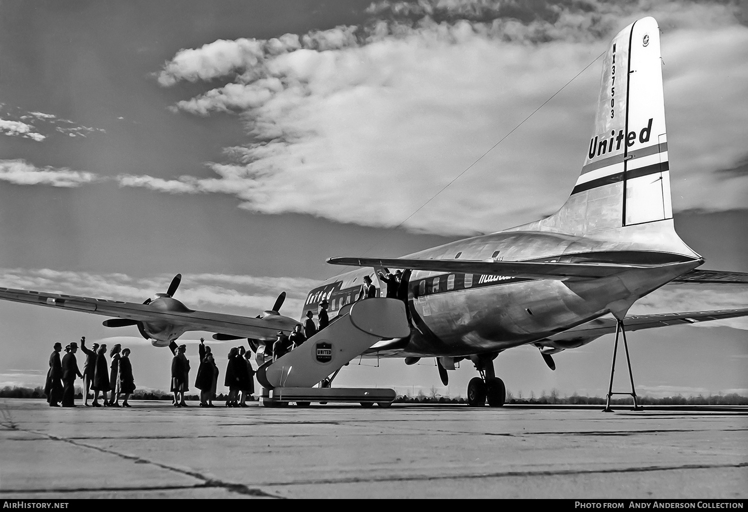 Aircraft Photo of NX37503 | Douglas DC-6 | United Air Lines | AirHistory.net #576059