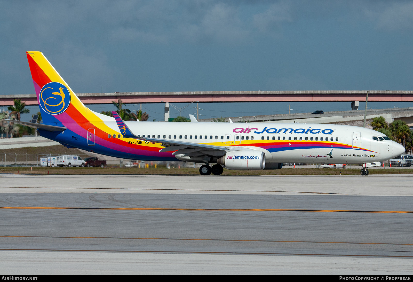 Aircraft Photo of 9Y-JME | Boeing 737-86J | Air Jamaica | AirHistory.net #576070