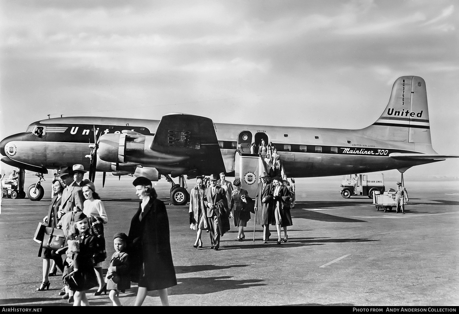 Aircraft Photo of NC37503 | Douglas DC-6 | United Air Lines | AirHistory.net #576072