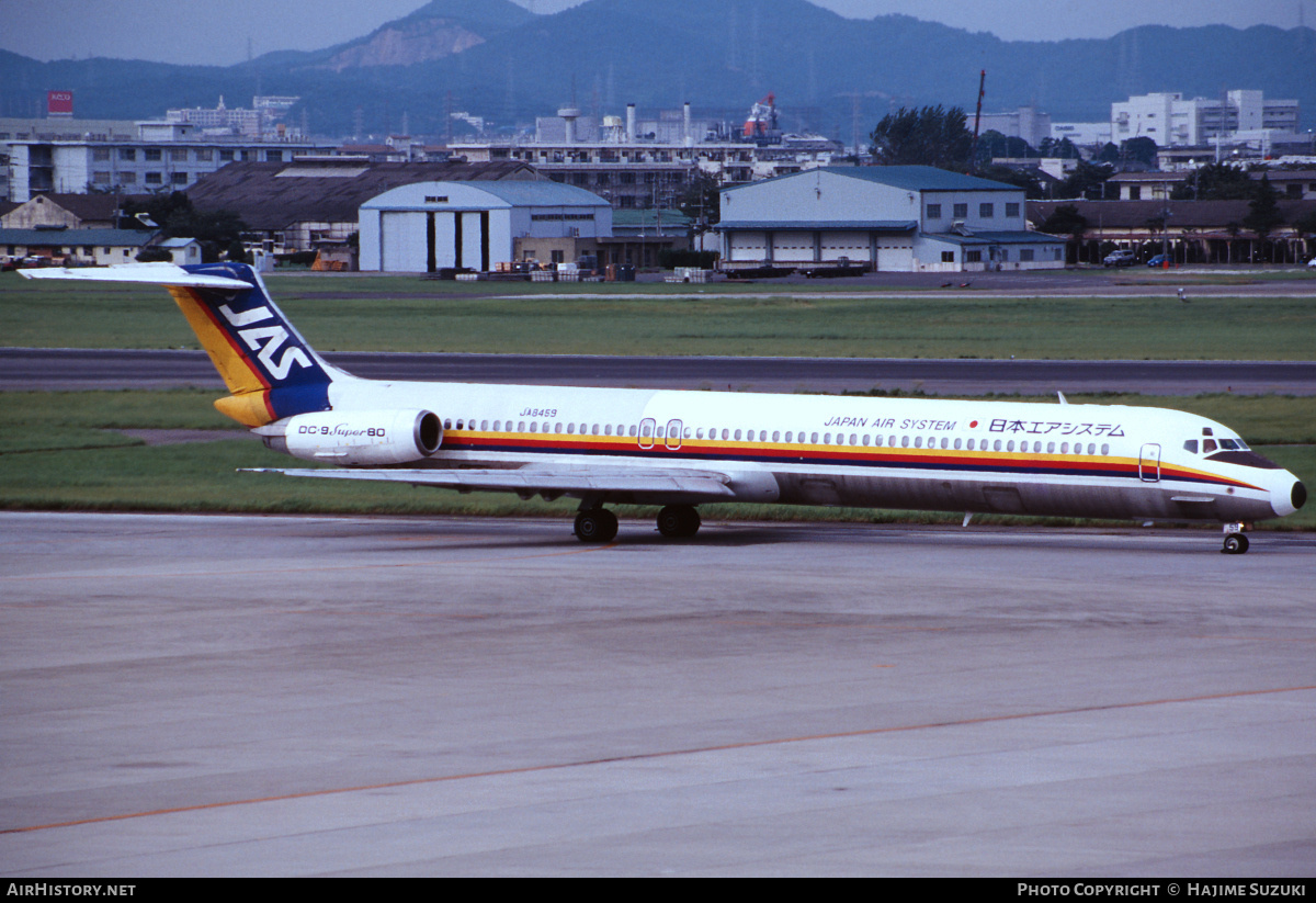 Aircraft Photo of JA8459 | McDonnell Douglas MD-81 (DC-9-81) | Japan Air System - JAS | AirHistory.net #576075