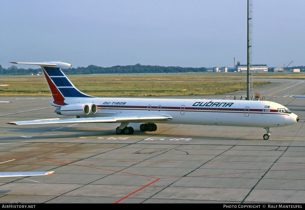 Aircraft Photo of CU-T1208 | Ilyushin Il-62M | Cubana | AirHistory.net #576082