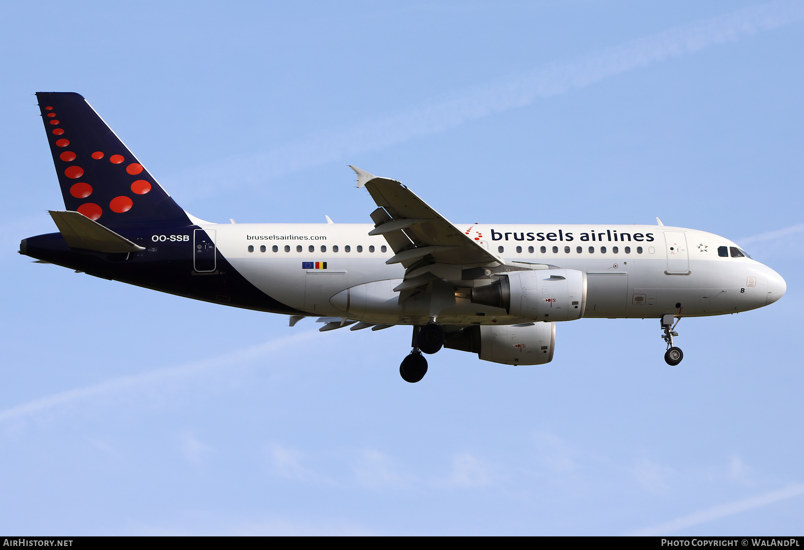 Aircraft Photo of OO-SSB | Airbus A319-111 | Brussels Airlines | AirHistory.net #576084