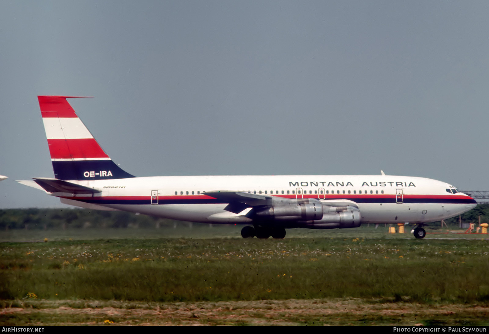 Aircraft Photo of OE-IRA | Boeing 707-138B | Montana Austria | AirHistory.net #576086