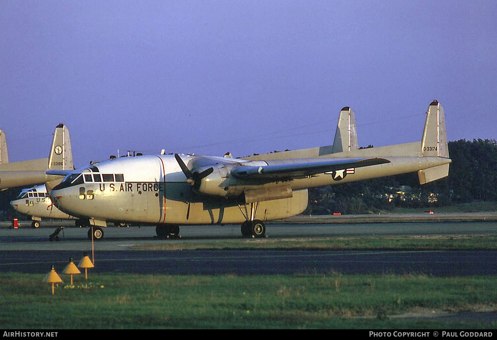 Aircraft Photo of 53-3174 / 0-33174 | Fairchild C-119L Flying Boxcar | USA - Air Force | AirHistory.net #576097