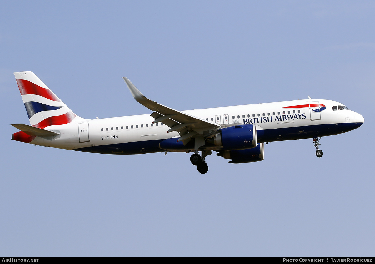 Aircraft Photo of G-TTNN | Airbus A320-251N | British Airways | AirHistory.net #576110