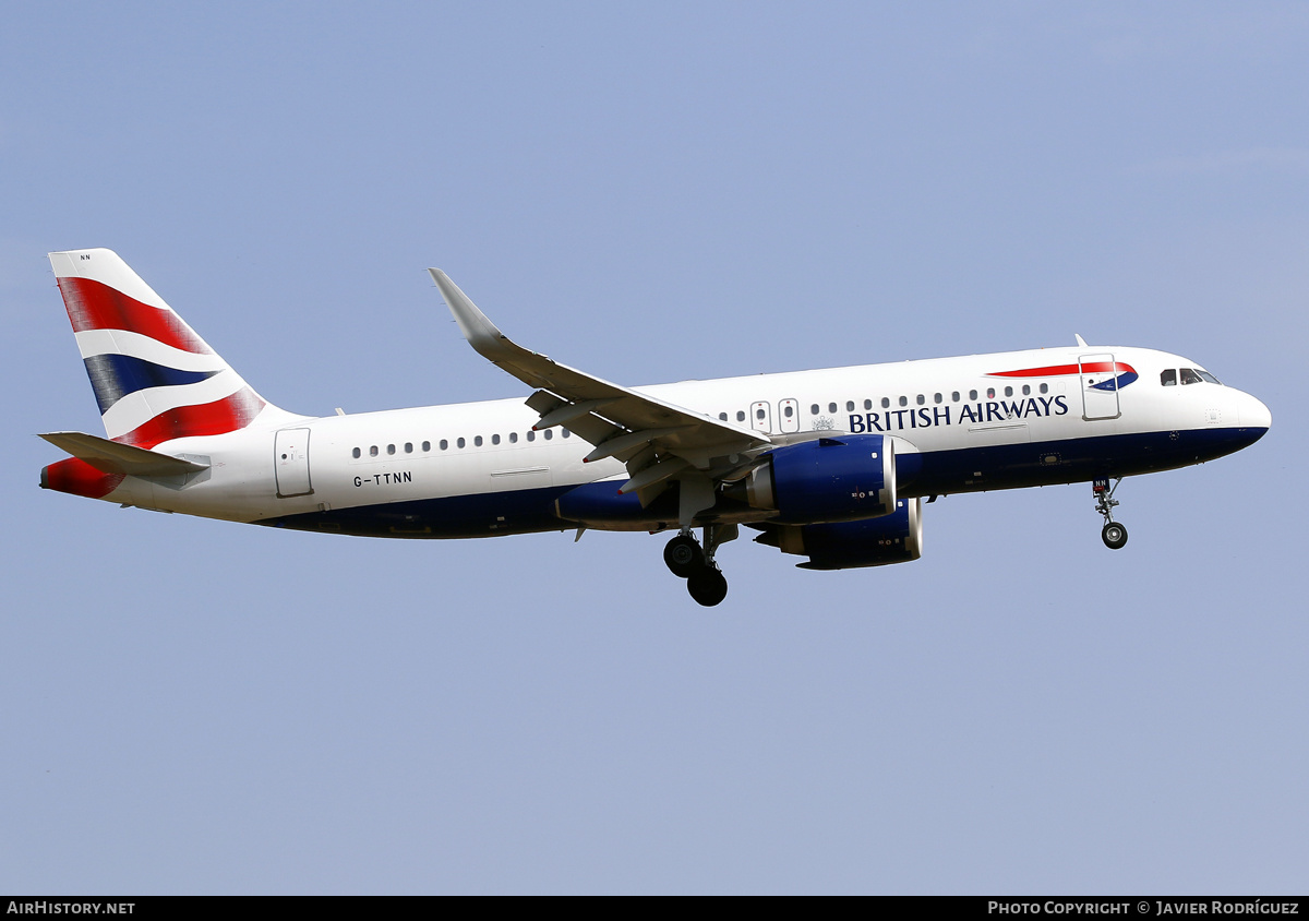 Aircraft Photo of G-TTNN | Airbus A320-251N | British Airways | AirHistory.net #576110