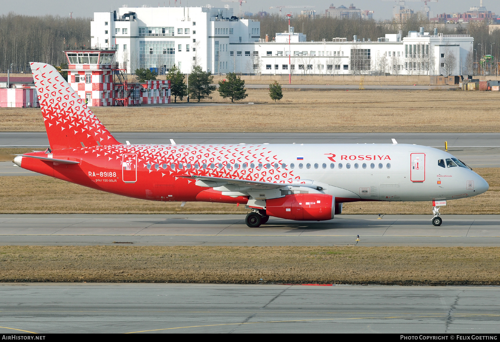 Aircraft Photo of RA-89188 | Sukhoi SSJ-100-95B-LR Superjet 100 (RRJ-95LR) | Rossiya - Russian Airlines | AirHistory.net #576117