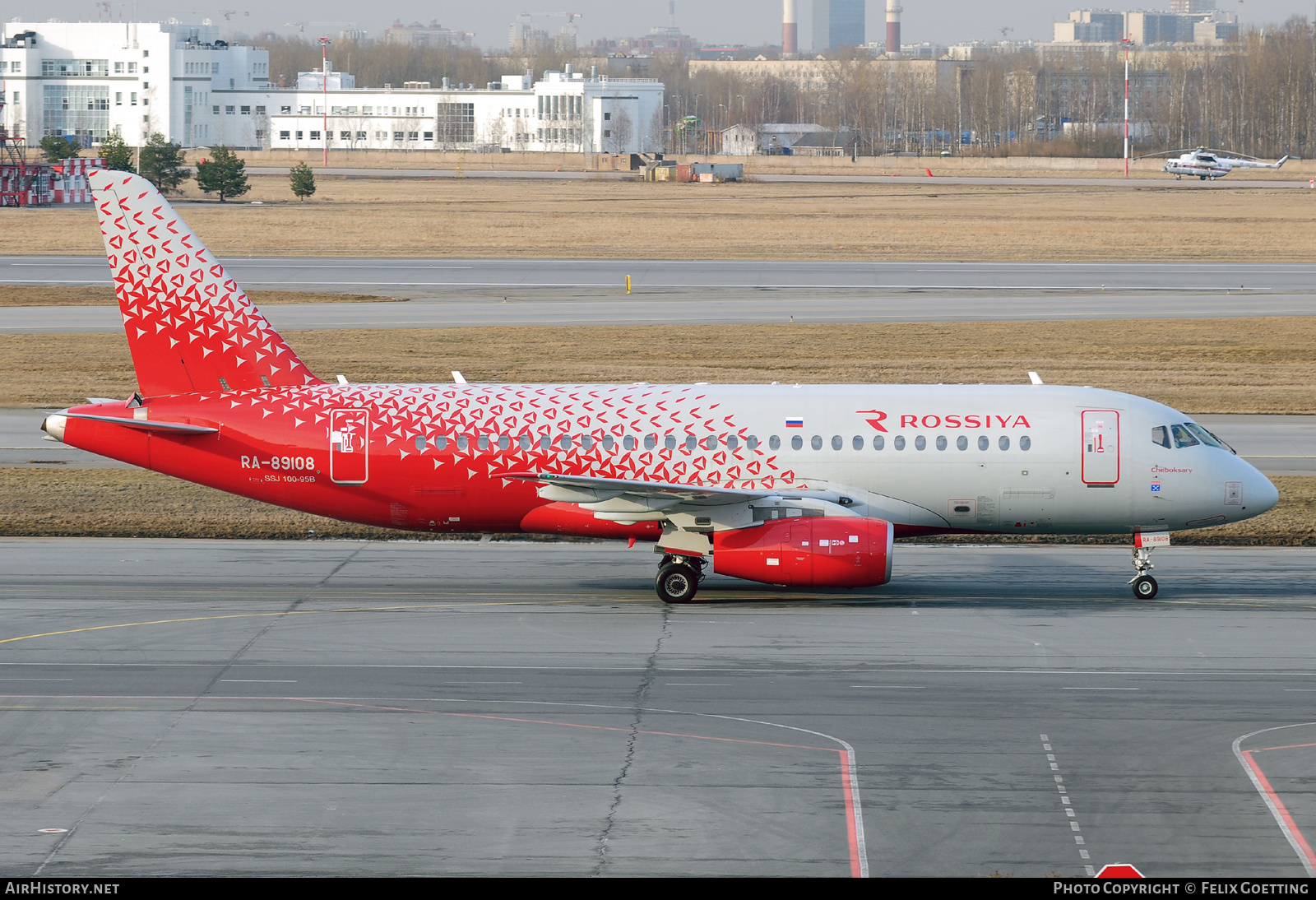 Aircraft Photo of RA-89108 | Sukhoi SSJ-100-95B Superjet 100 (RRJ-95B) | Rossiya - Russian Airlines | AirHistory.net #576128