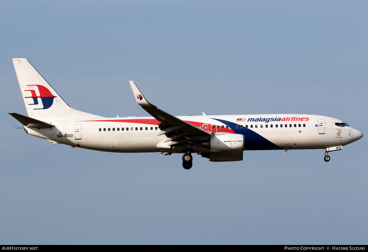 Aircraft Photo of 9M-MXD | Boeing 737-8H6 | Malaysia Airlines | AirHistory.net #576150