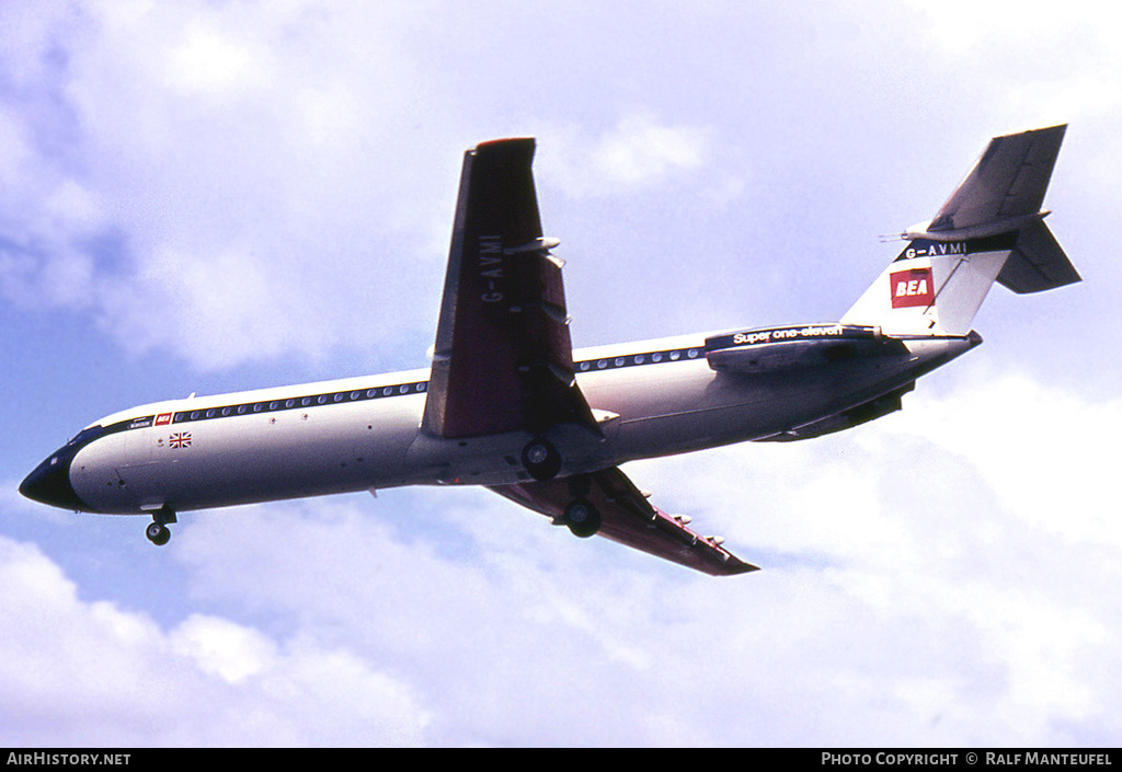 Aircraft Photo of G-AVMI | BAC 111-510ED One-Eleven | BEA - British European Airways | AirHistory.net #576179