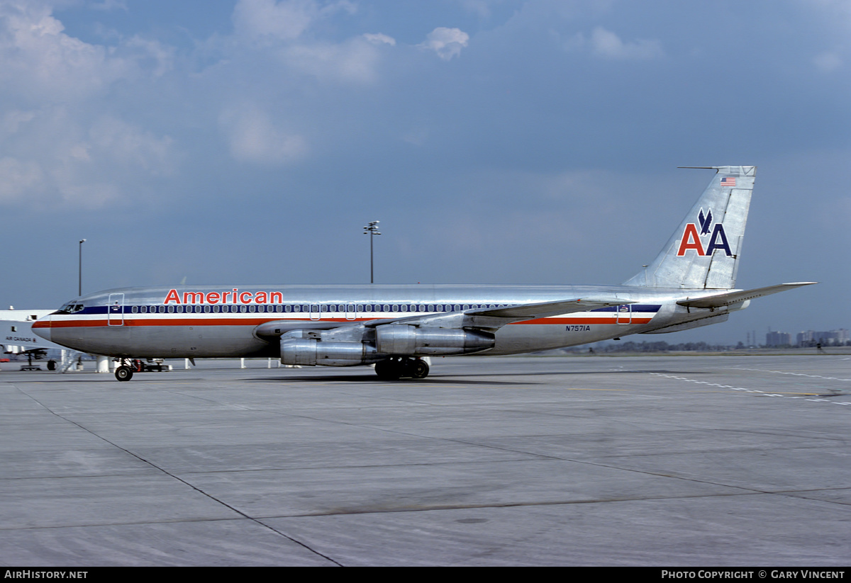 Aircraft Photo of N7571A | Boeing 707-123B | American Airlines | AirHistory.net #576185
