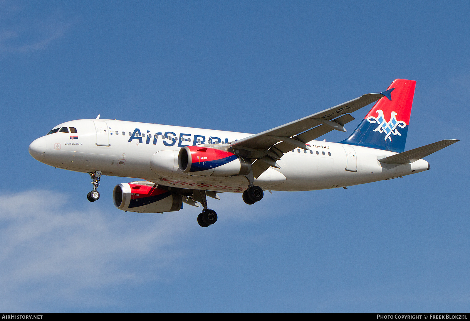 Aircraft Photo of YU-APJ | Airbus A319-132 | Air Serbia | AirHistory.net #576200
