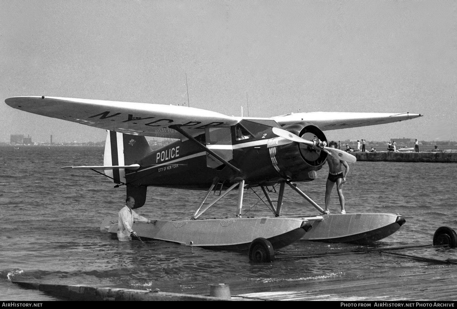 Aircraft Photo of NC21147 | Stinson SR-10K Reliant | New York City Police Department | AirHistory.net #576208