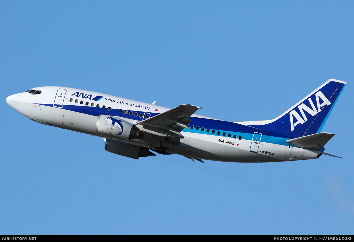 Aircraft Photo of JA8504 | Boeing 737-54K | All Nippon Airways - ANA | AirHistory.net #576219