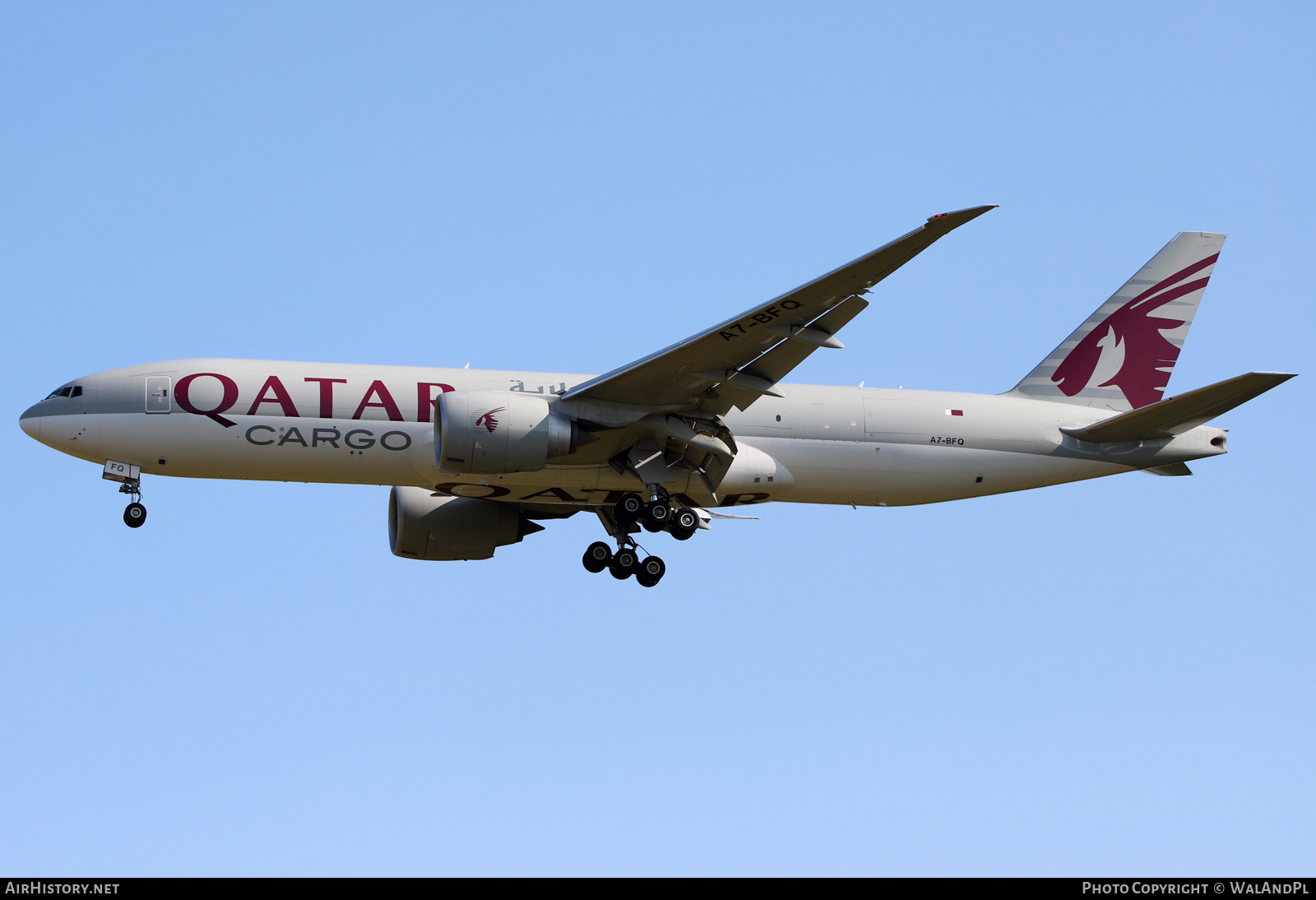 Aircraft Photo of A7-BFQ | Boeing 777-F | Qatar Airways Cargo | AirHistory.net #576248