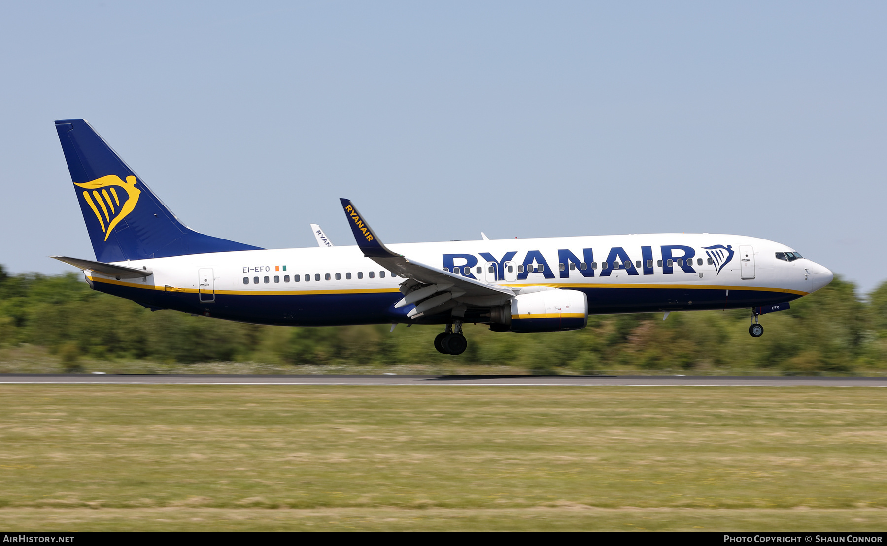 Aircraft Photo of EI-EFO | Boeing 737-8AS | Ryanair | AirHistory.net #576267