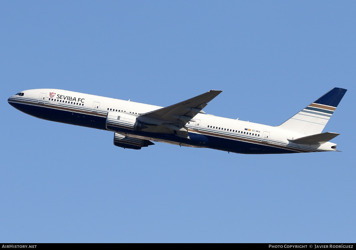 Aircraft Photo of EC-MUA | Boeing 777-212/ER | Privilege Style | AirHistory.net #576271