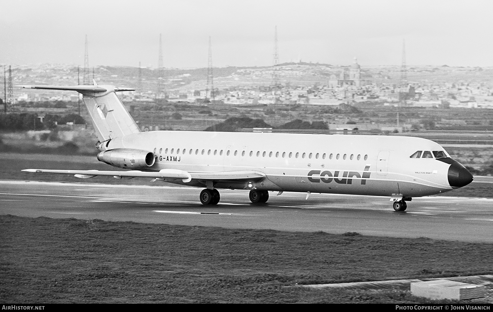Aircraft Photo of G-AXMJ | BAC 111-518FG One-Eleven | Court Line | AirHistory.net #576278