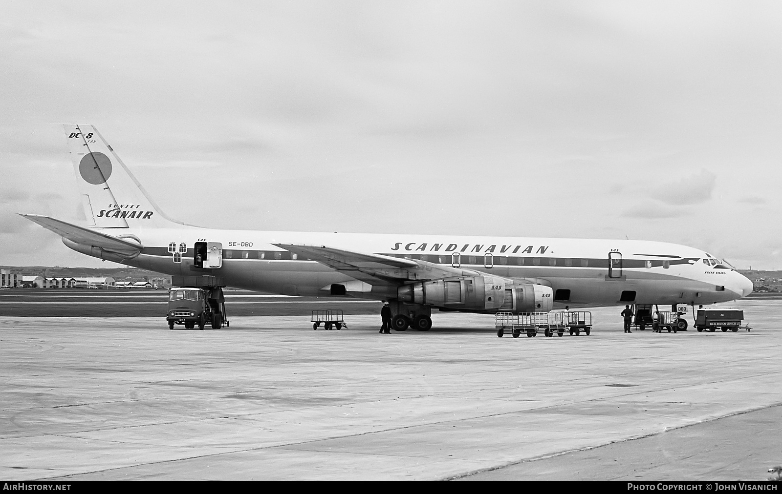 Aircraft Photo of SE-DBD | Douglas DC-8-55 | Scandinavian Airlines - SAS | AirHistory.net #576282