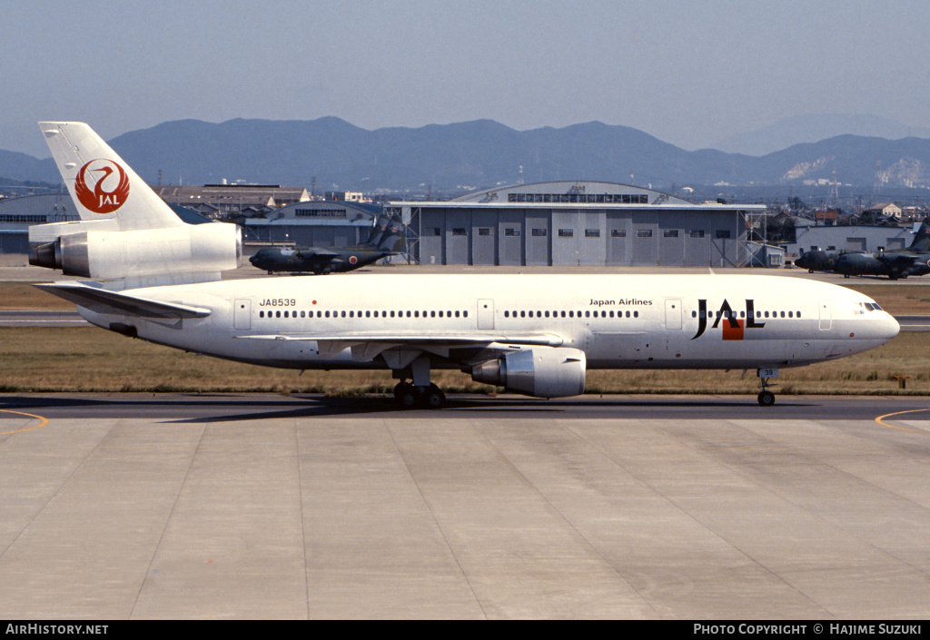 Aircraft Photo of JA8539 | McDonnell Douglas DC-10-40I | Japan Airlines - JAL | AirHistory.net #576296