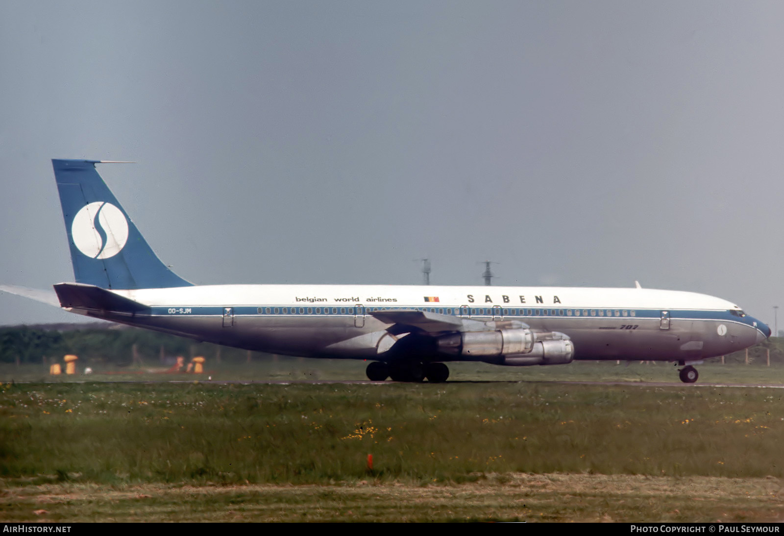 Aircraft Photo of OO-SJM | Boeing 707-329C | Sabena | AirHistory.net #576317