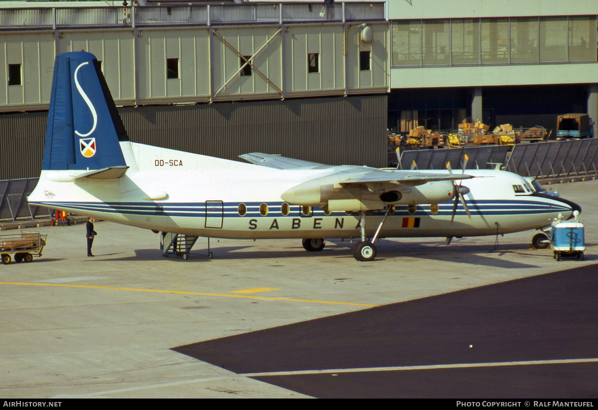 Aircraft Photo of OO-SCA | Fokker F27-600 Friendship | Sabena | AirHistory.net #576328