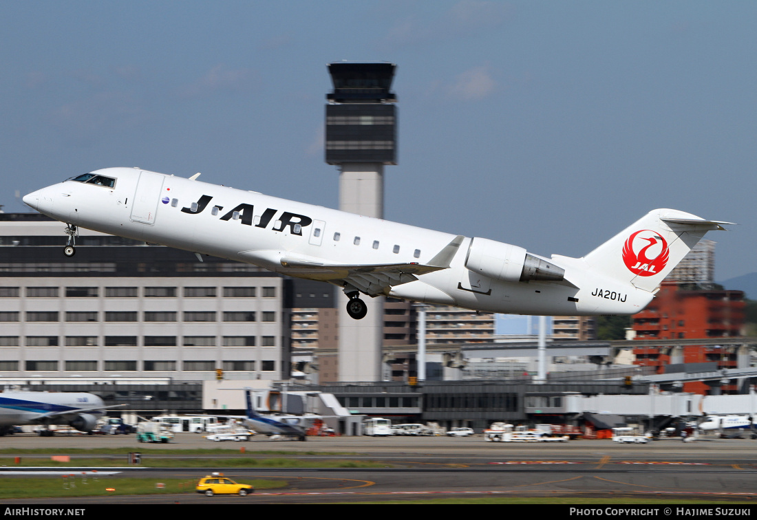 Aircraft Photo of JA201J | Bombardier CRJ-200ER (CL-600-2B19) | J-Air | AirHistory.net #576337