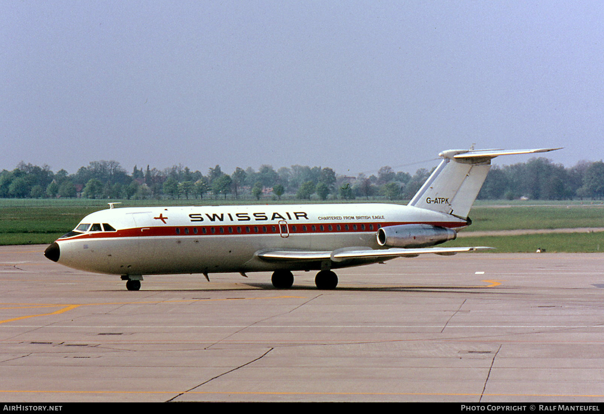 Aircraft Photo of G-ATPK | BAC 111-301AG One-Eleven | Swissair | AirHistory.net #576338