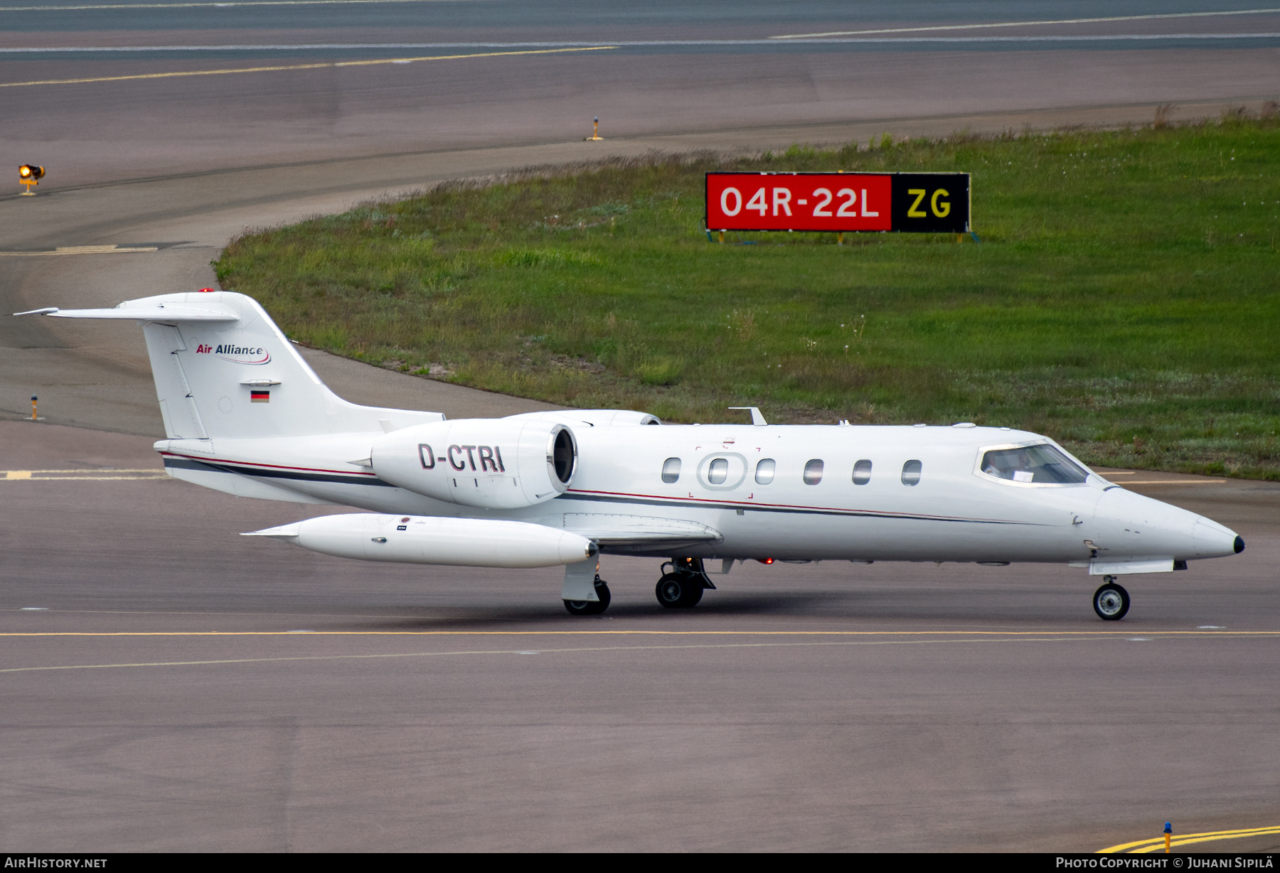 Aircraft Photo of D-CTRI | Gates Learjet 35A | Air Alliance | AirHistory.net #576345