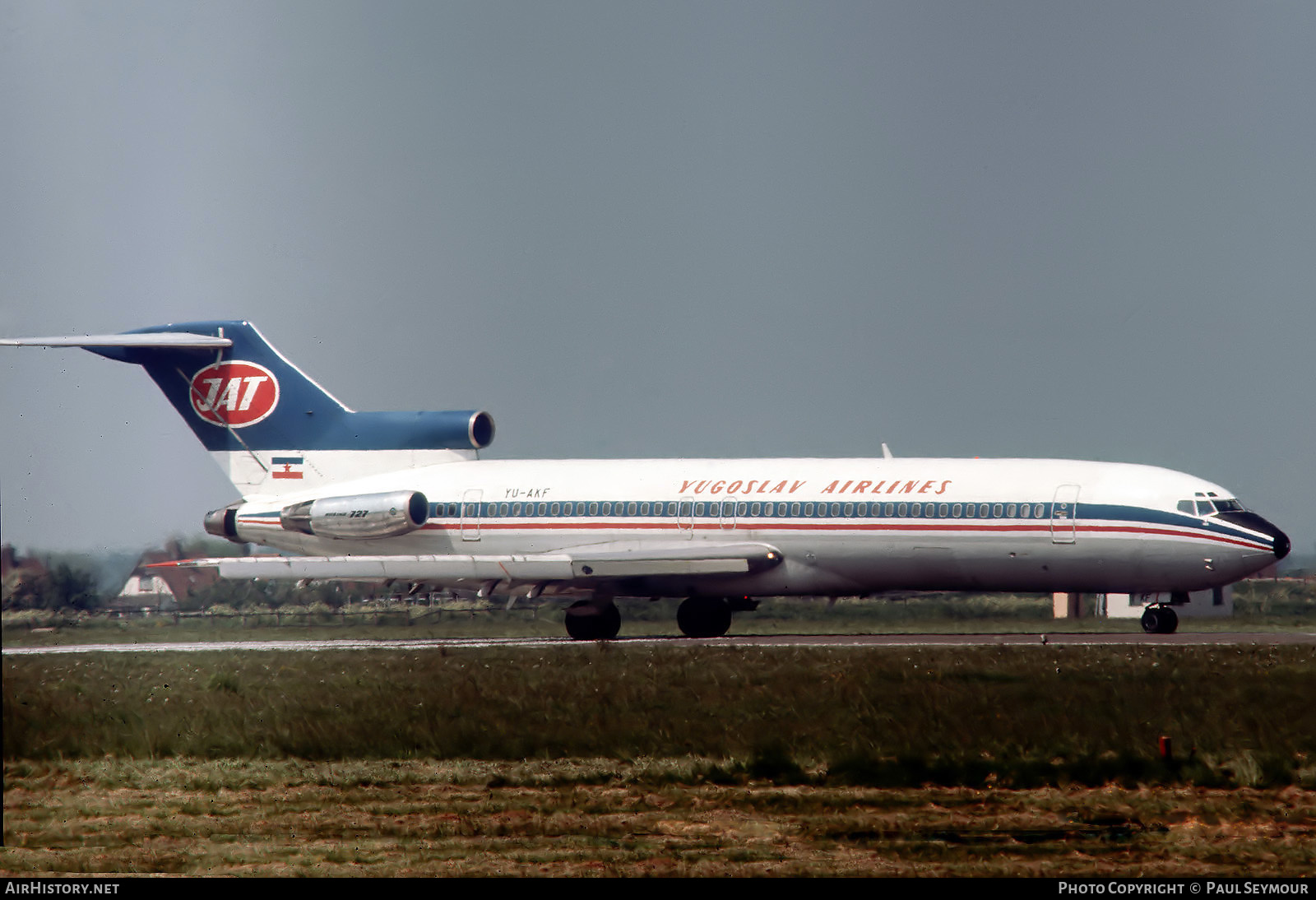 Aircraft Photo of YU-AKF | Boeing 727-2H9/Adv | JAT Yugoslav Airlines - Jugoslovenski Aerotransport | AirHistory.net #576360