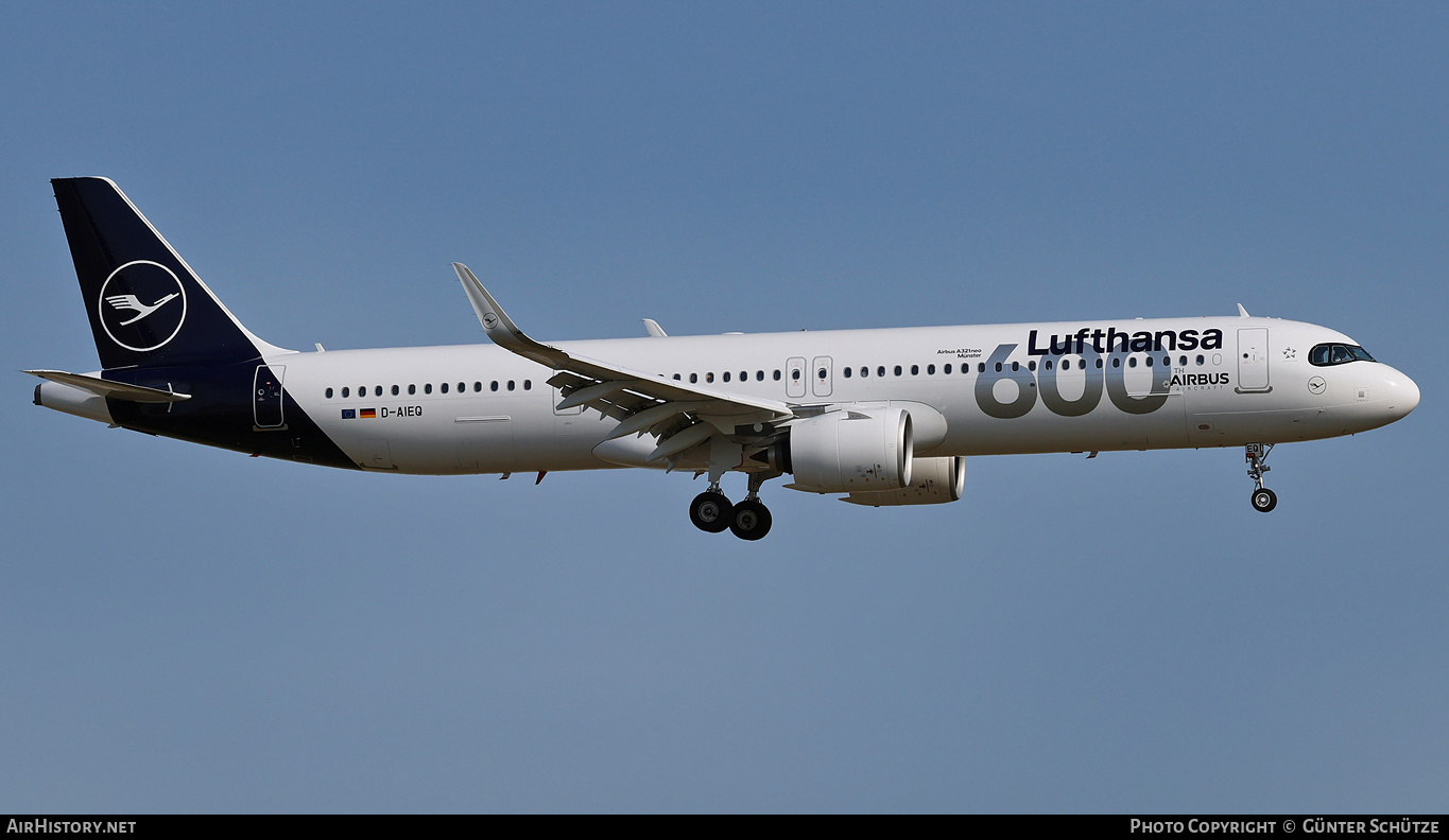 Aircraft Photo of D-AIEQ | Airbus A321-271NX | Lufthansa | AirHistory.net #576372