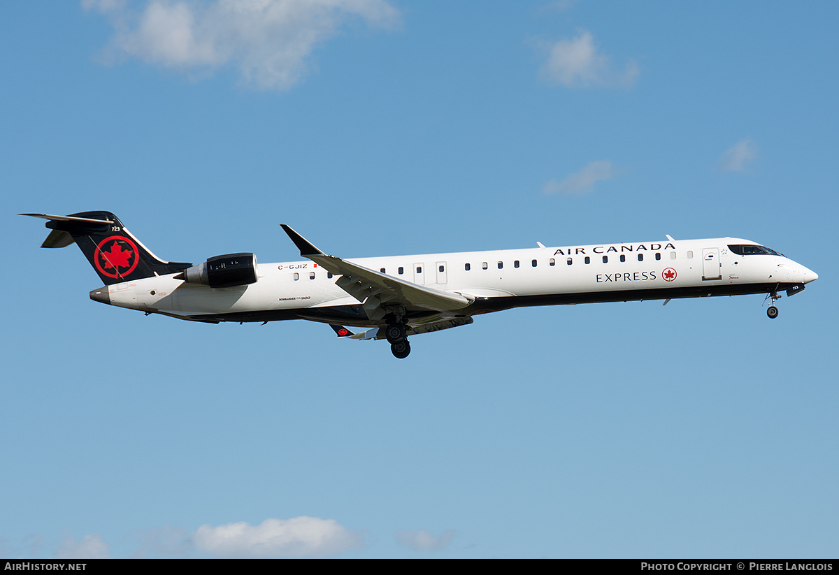 Aircraft Photo of C-GJIZ | Bombardier CRJ-900 (CL-600-2D24) | Air Canada Express | AirHistory.net #576393