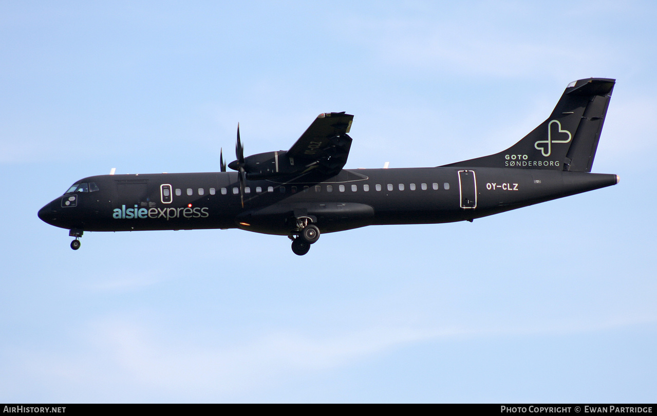Aircraft Photo of OY-CLZ | ATR ATR-72-500 (ATR-72-212A) | Alsie Express | AirHistory.net #576401