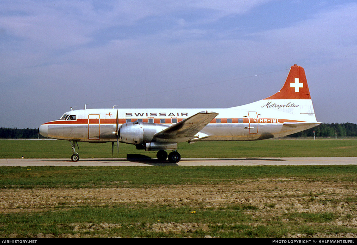 Aircraft Photo of HB-IML | Convair 440-11 Metropolitan | Swissair | AirHistory.net #576407