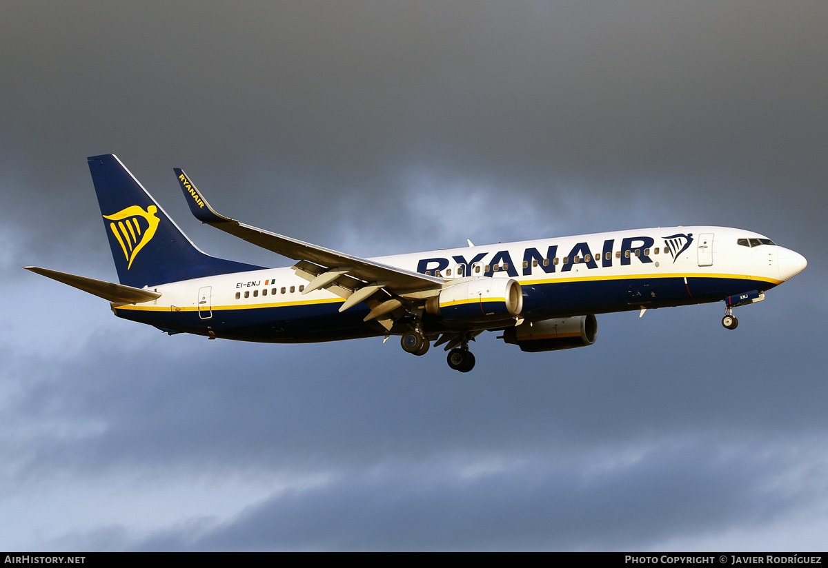 Aircraft Photo of EI-ENJ | Boeing 737-8AS | Ryanair | AirHistory.net #576410