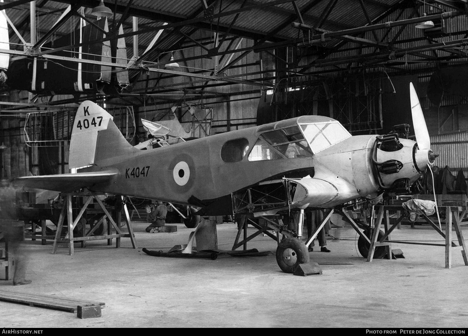 Aircraft Photo of K4047 | Airspeed AS-5A Courier | UK - Air Force | AirHistory.net #576429