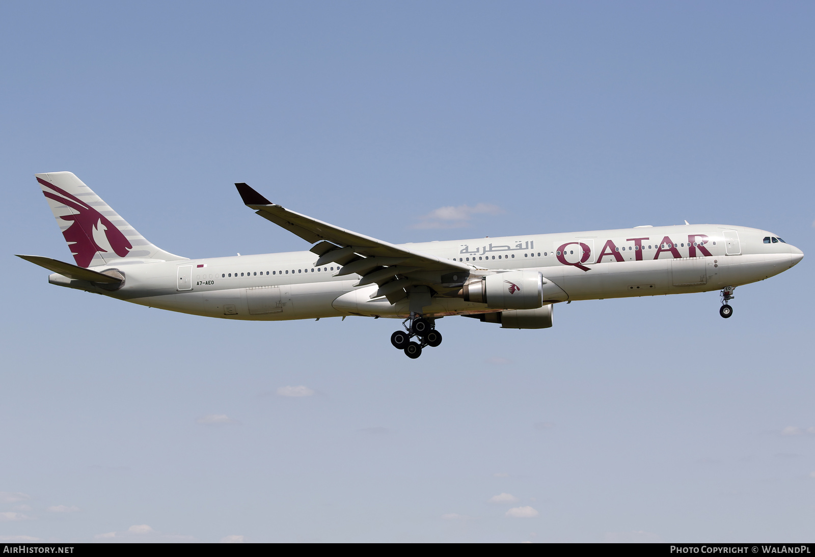 Aircraft Photo of A7-AEO | Airbus A330-302 | Qatar Airways | AirHistory.net #576451