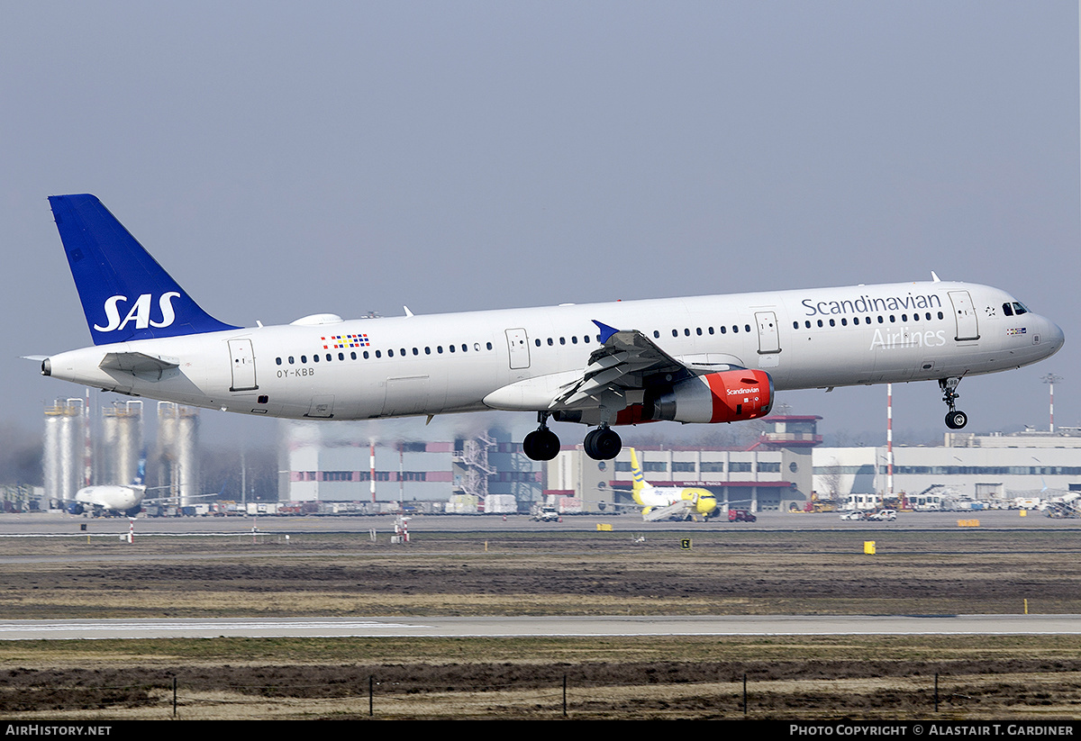 Aircraft Photo of OY-KBB | Airbus A321-232 | Scandinavian Airlines - SAS | AirHistory.net #576487