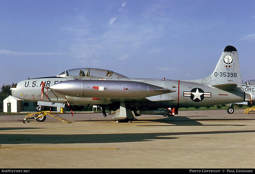 Aircraft Photo of 53-5398 / 0-35398 | Lockheed T-33A | USA - Air Force | AirHistory.net #576495