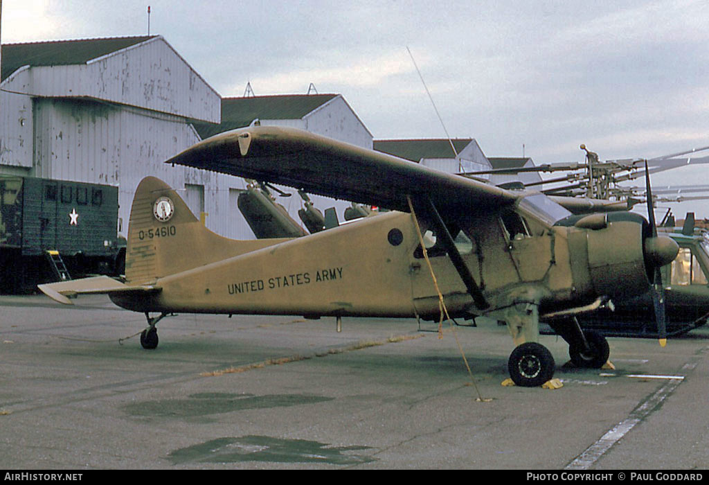 Aircraft Photo of 55-4610 / 0-54610 | De Havilland Canada U-6A Beaver | USA - Army | AirHistory.net #576502