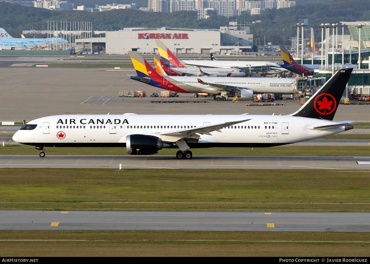 Aircraft Photo of C-FVND | Boeing 787-9 Dreamliner | Air Canada | AirHistory.net #576547