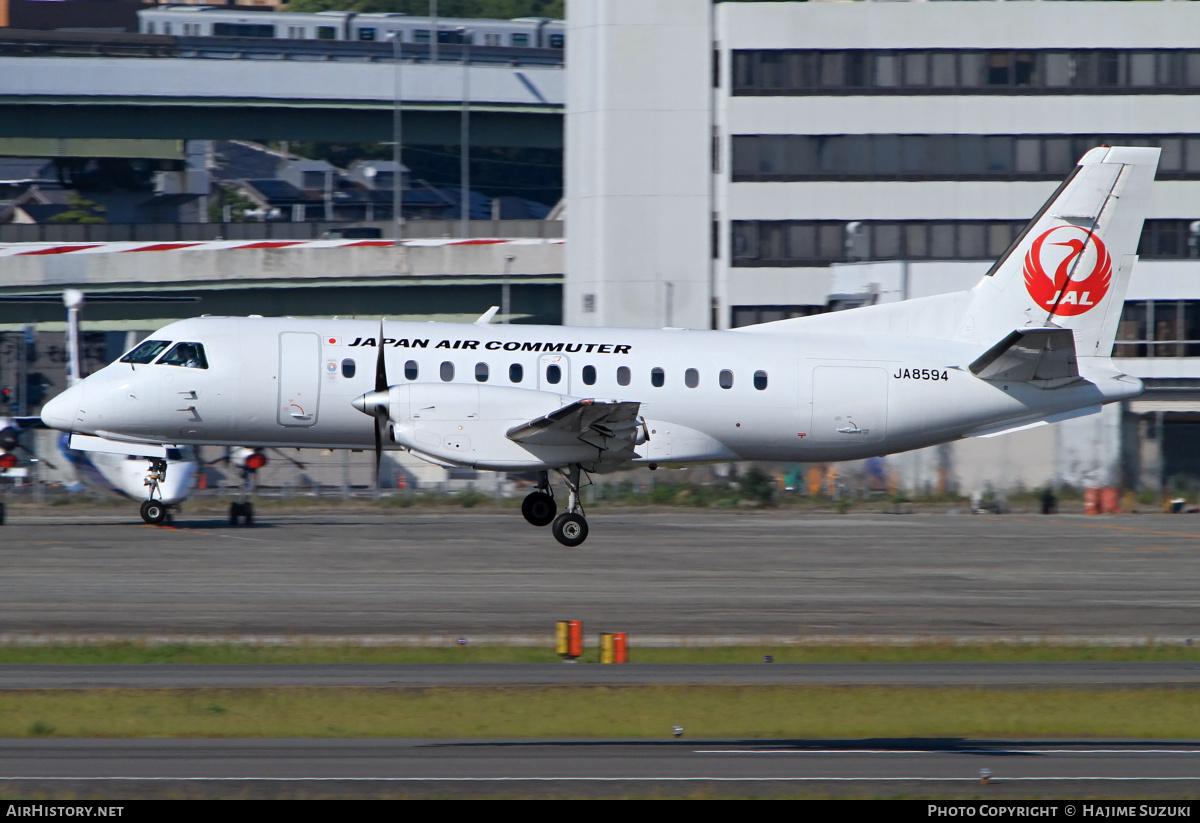 Aircraft Photo of JA8594 | Saab 340B/Plus | Japan Air Commuter - JAC | AirHistory.net #576574