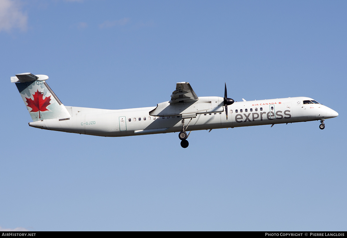 Aircraft Photo of C-GJZD | Bombardier DHC-8-402 Dash 8 | Air Canada Express | AirHistory.net #576576