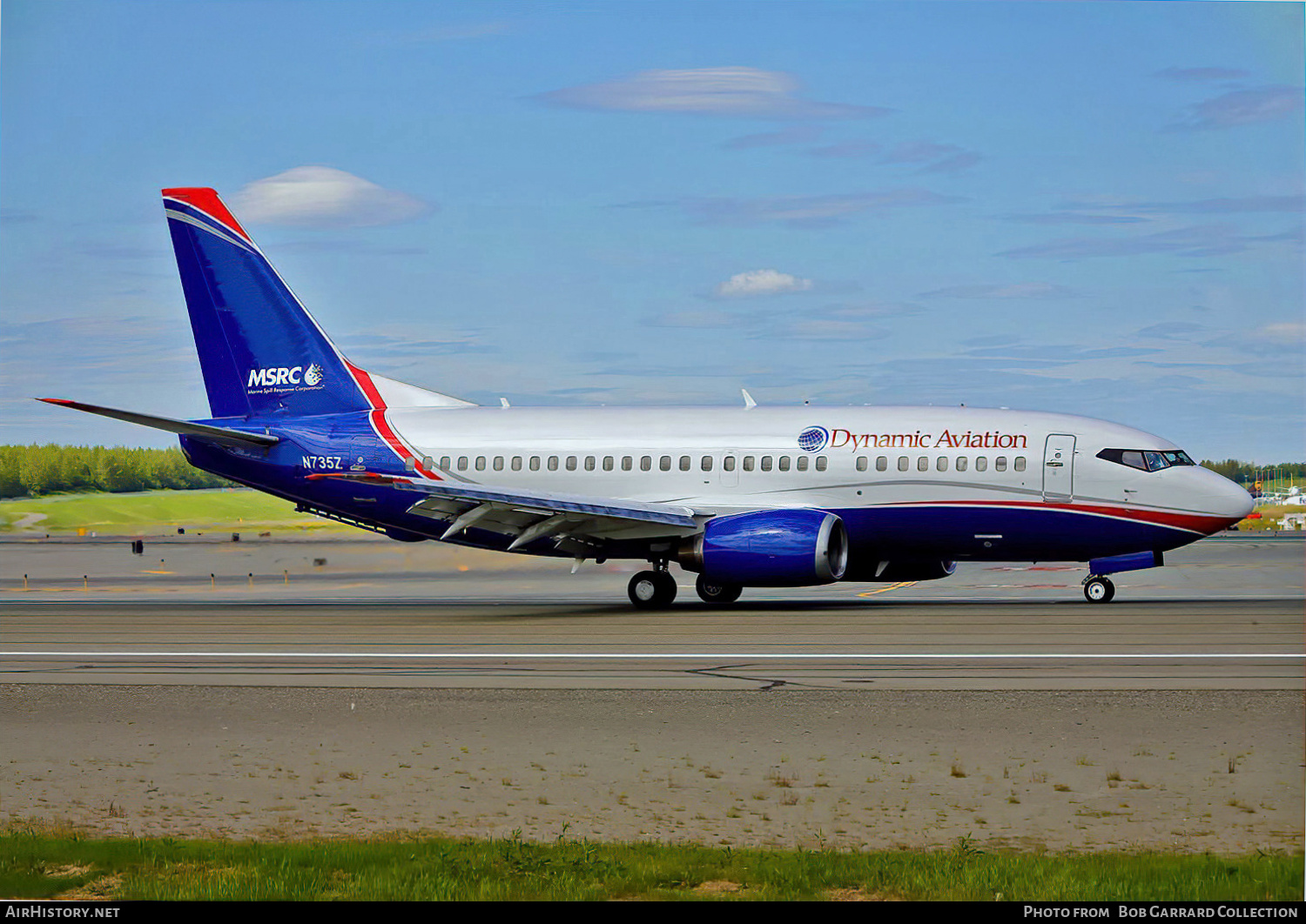 Aircraft Photo of N735Z | Boeing 737-5Y0 | Dynamic Aviation | AirHistory.net #576582